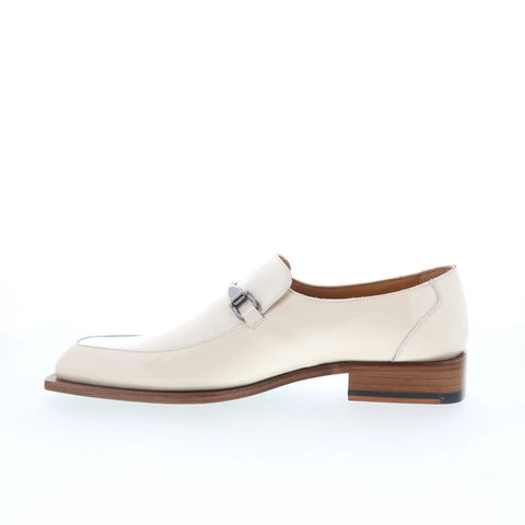 Mezlan Accola 21735 Mens Beige Patent Leather Loafers & Slip Ons Casual Shoes