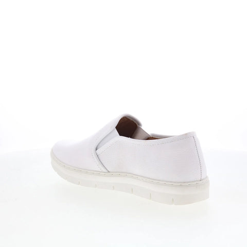 Nurse Mates Adela 259604 Womens White Loafers & Slip Ons Casual Shoes
