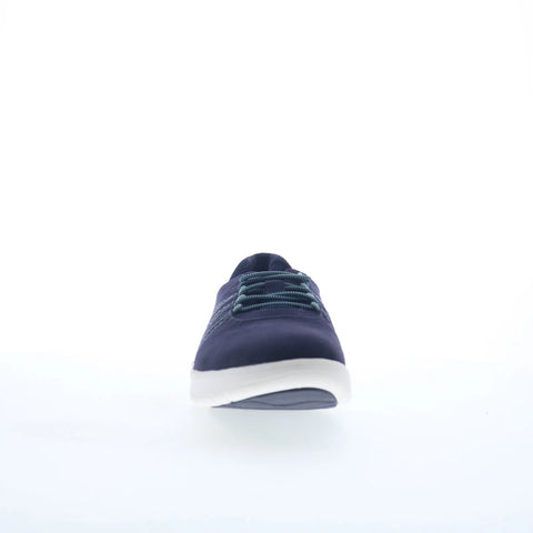 Clarks Adella Stroll 26165190 Womens Blue Wide Lifestyle Sneakers Shoes