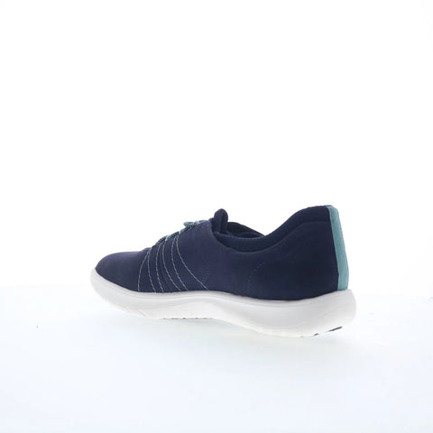 Clarks Adella Stroll 26165190 Womens Blue Wide Lifestyle Sneakers Shoes