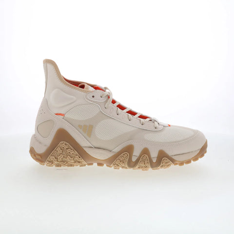 Adidas Adicross HI H03661 Mens Beige Synthetic Lace Up Athletic Golf Shoes