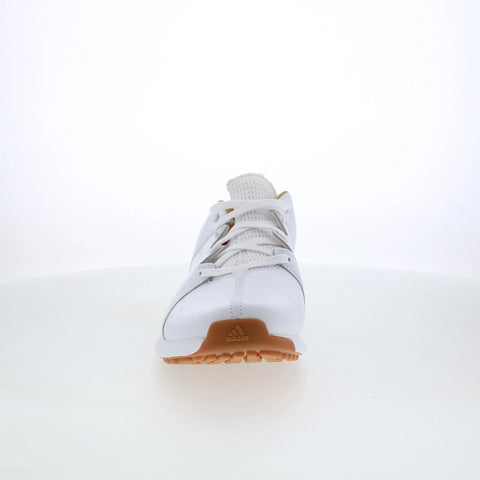 Adidas Adicross PPF BB7880 Mens White Leather Lace Up Athletic Golf Shoes