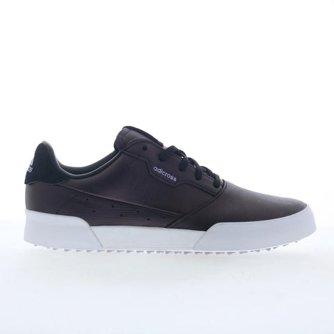 Adidas Adicross Retro GV8322 Womens Black Synthetic Athletic Golf Shoes