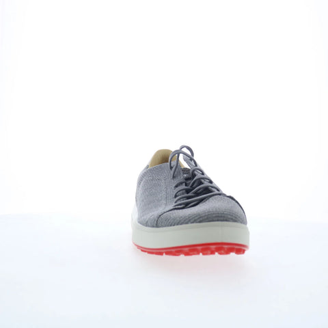 Adidas Adipure SP Knit EE9194 Mens Gray Canvas Lace Up Athletic Golf Shoes