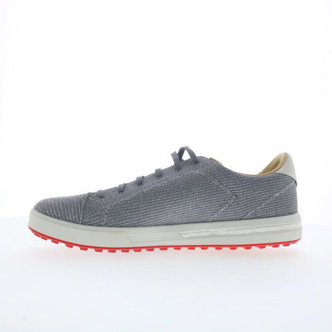 Adidas Adipure SP Knit EE9194 Mens Gray Canvas Lace Up Athletic Golf Shoes