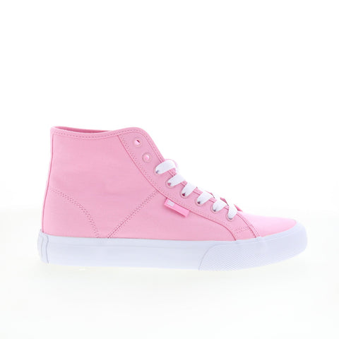DC Manual HI ADJ300264 Mens Pink Canvas Lifestyle Sneakers Shoes