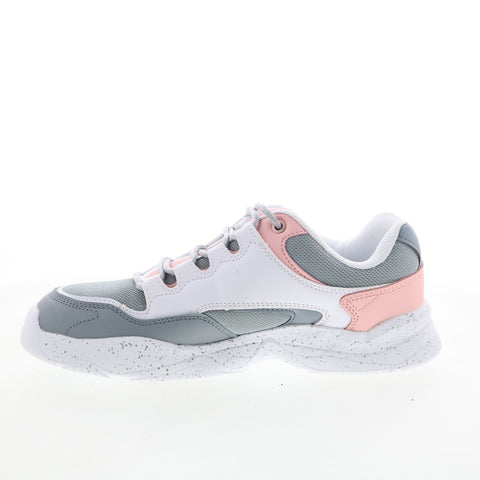 DC Decel ADJS700091-AMP Womens Gray Leather Skate Inspired Sneakers Shoes