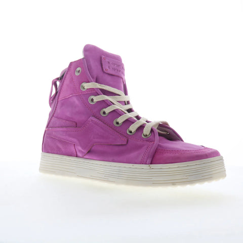 A.S. 98 Adler Womens Pink Leather Lace Up Lifestyle Sneakers Shoes