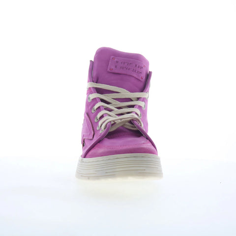 A.S. 98 Adler Womens Pink Leather Lace Up Lifestyle Sneakers Shoes