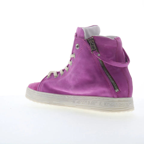 A.S. 98 Adler Womens Pink Leather Lace Up Lifestyle Sneakers Shoes