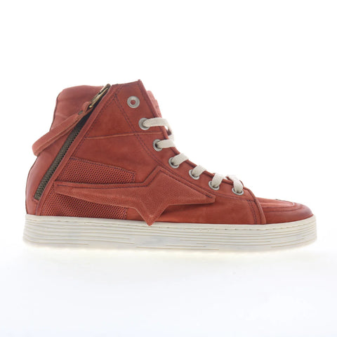 A.S. 98 Adler Womens Orange Leather Lace Up Lifestyle Sneakers Shoes