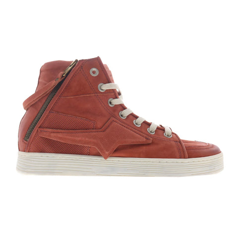 A.S. 98 Adler Womens Orange Leather Lace Up Lifestyle Sneakers Shoes