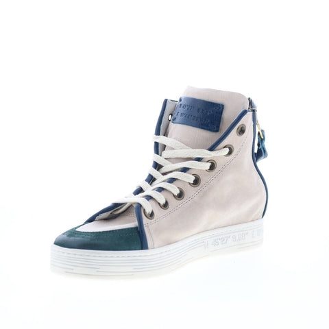 A.S. 98 Adler Womens Blue Leather Lace Up Lifestyle Sneakers Shoes