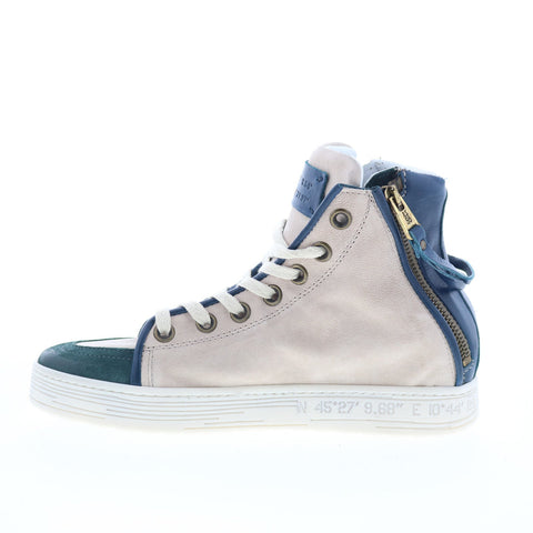 A.S. 98 Adler Womens Blue Leather Lace Up Lifestyle Sneakers Shoes