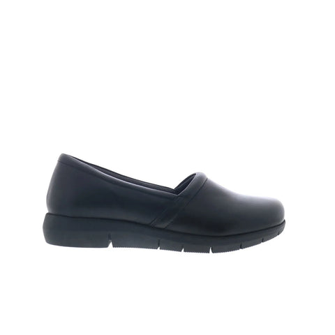 Softwalk Adora 2.0 S2316-001 Womens Black Leather Slip On Clog Flats Shoes
