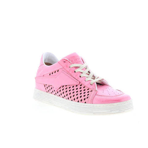 A.S. 98 Adrian Womens Pink Leather Lace Up Lifestyle Sneakers Shoes