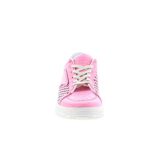 A.S. 98 Adrian Womens Pink Leather Lace Up Lifestyle Sneakers Shoes
