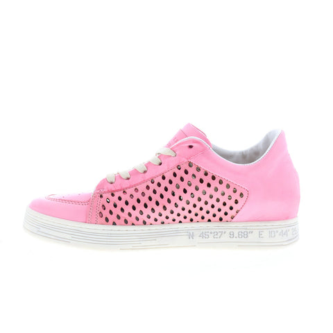 A.S. 98 Adrian Womens Pink Leather Lace Up Lifestyle Sneakers Shoes