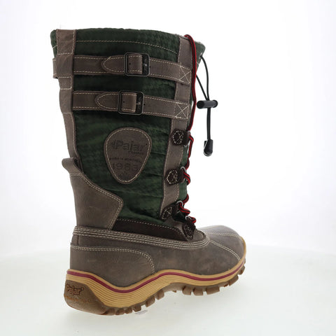 Pajar Adriana 44428 Womens Brown Leather Pull On Mid Calf Boots