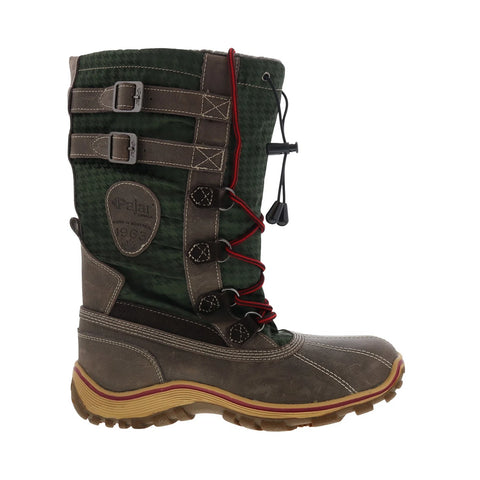 Pajar Adriana 44428 Womens Brown Leather Pull On Mid Calf Boots