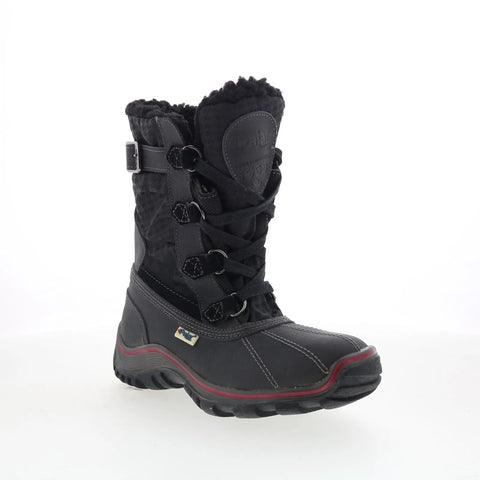 Pajar Adriana Low 51697 Womens Black Leather Lace Up Casual Dress Boots