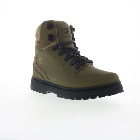 DC Peary TR ADYB700045-OB2 Mens Green Nubuck Lace Up Casual Dress Boots