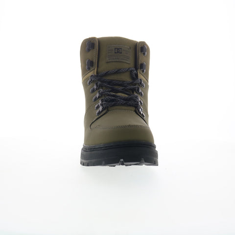 DC Peary TR ADYB700045-OB2 Mens Green Nubuck Lace Up Casual Dress Boots