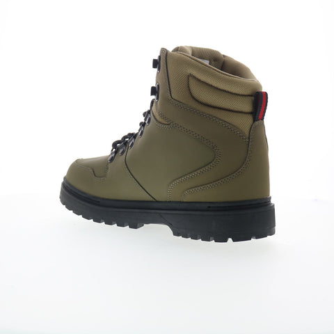 DC Peary TR ADYB700045-OB2 Mens Green Nubuck Lace Up Casual Dress Boots