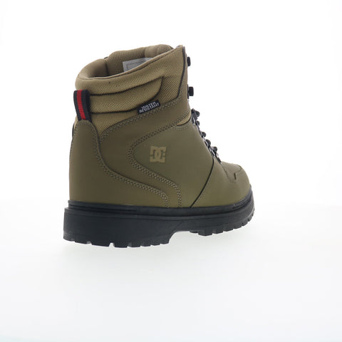 DC Peary TR ADYB700045-OB2 Mens Green Nubuck Lace Up Casual Dress Boots