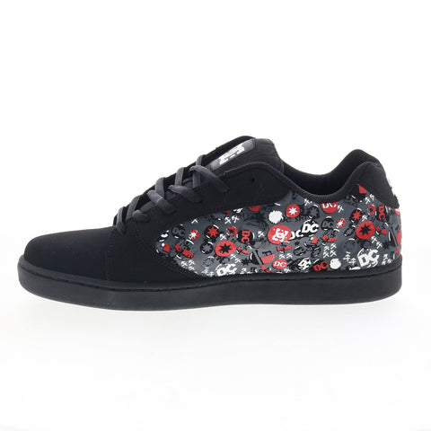 DC Raif SE ADYS100023 Mens Black Nubuck Skate Inspired Sneakers Shoes