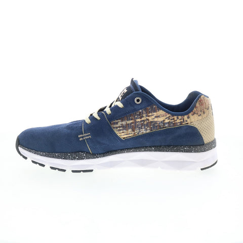 DC Player SE ADYS100113 Mens Blue Suede Skate Inspired Sneakers Shoes