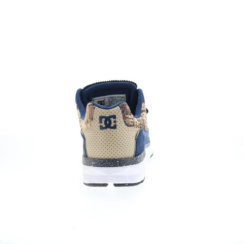 DC Player SE ADYS100113 Mens Blue Suede Skate Inspired Sneakers Shoes