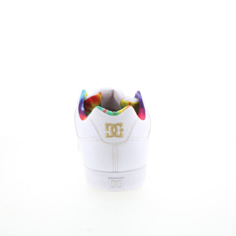 DC Pure SE SN ADYS100203 Mens White Leather Skate Inspired Sneakers Shoes