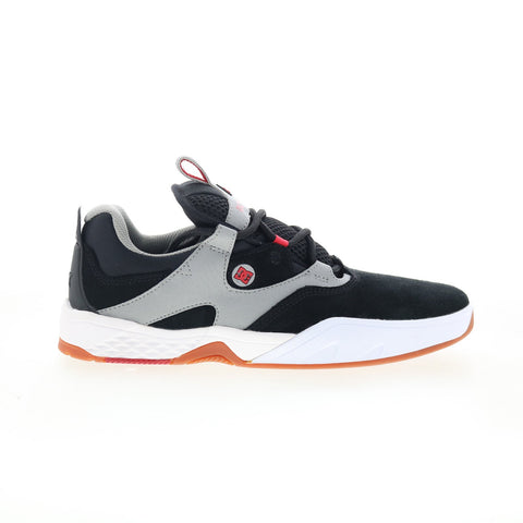 DC Kalis ADYS100506-BYR Mens Black Suede Lifestyle Sneakers Shoes