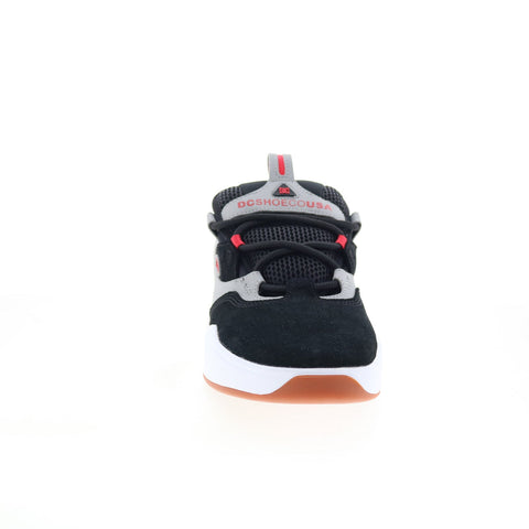 DC Kalis ADYS100506-BYR Mens Black Suede Lifestyle Sneakers Shoes
