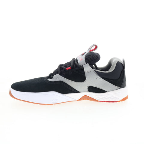 DC Kalis ADYS100506-BYR Mens Black Suede Lifestyle Sneakers Shoes
