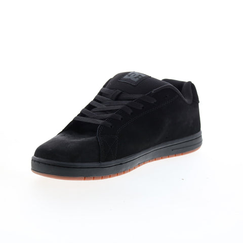 DC Gaveler ADYS100536-BGM Mens Black Nubuck Skate Inspired Sneakers Shoes