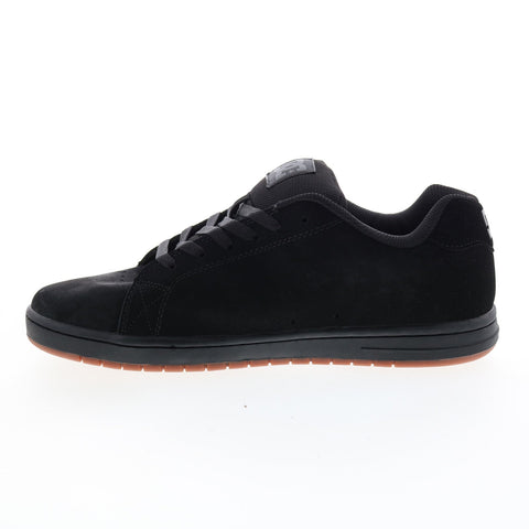 DC Gaveler ADYS100536-BGM Mens Black Nubuck Skate Inspired Sneakers Shoes