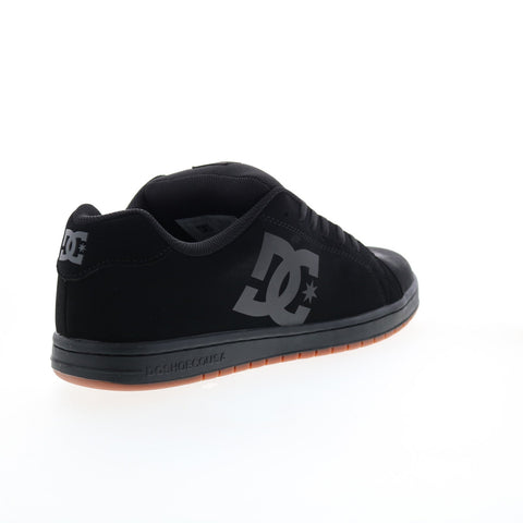 DC Gaveler ADYS100536-BGM Mens Black Nubuck Skate Inspired Sneakers Shoes