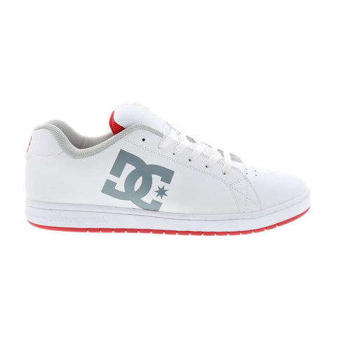 DC Gaveler ADYS100536-WYR Mens White Leather Skate Inspired Sneakers Shoes