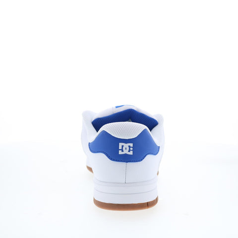 DC Central ADYS100551-WBL Mens White Leather Skate Inspired Sneakers Shoes