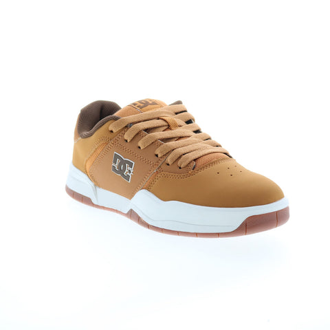 DC Central ADYS100551-WD4 Mens Brown Nubuck Skate Inspired Sneakers Shoes