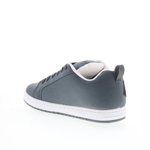 DC Court Graffik TX ADYS100591-GRW Mens Gray Skate Inspired Sneakers Shoes