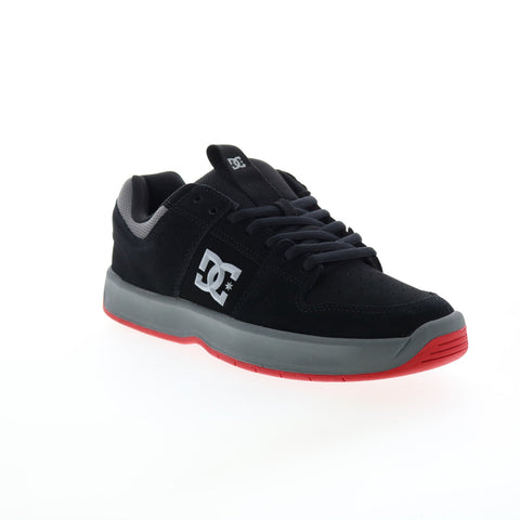 DC Lynx Zero ADYS100615-BYR Mens Black Nubuck Skate Inspired Sneakers Shoes