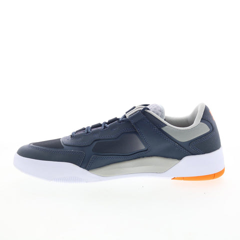 DC Metric ADYS100626-NVO Mens Blue Leather Skate Inspired Sneakers Shoes