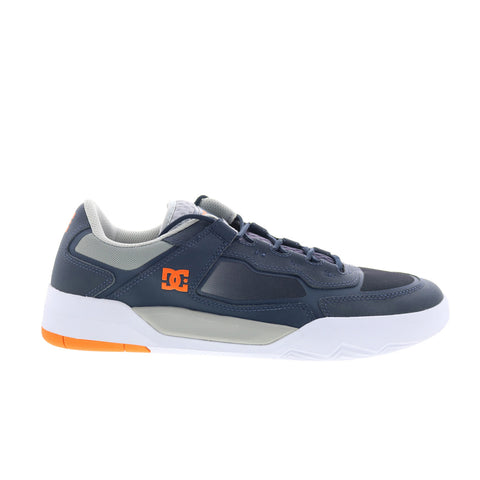 DC Metric ADYS100626-NVO Mens Blue Leather Skate Inspired Sneakers Shoes