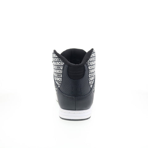 DC Pure High Top SE ADYS100627 Mens Black Leather Lifestyle Sneakers Shoes