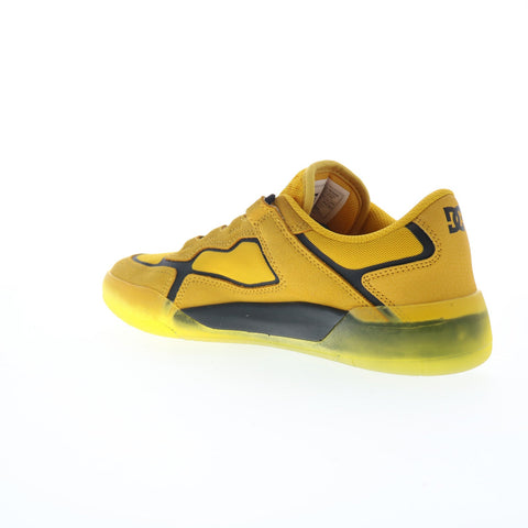 DC Metric S ADYS100634 Mens Gold Leather Skate Inspired Sneakers Shoes