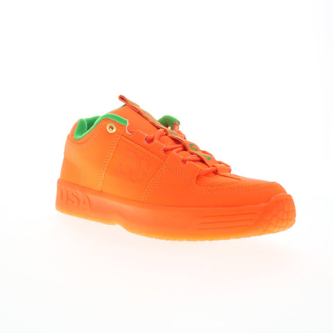 DC Lynx OG Carrots ADYS100684 Mens Orange Skate Inspired Sneakers Shoes