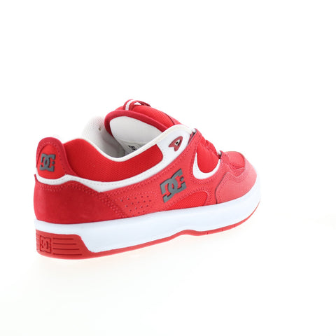 DC Kalynx Zero ADYS100819-RDW Mens Red Leather Skate Inspired Sneakers Shoes